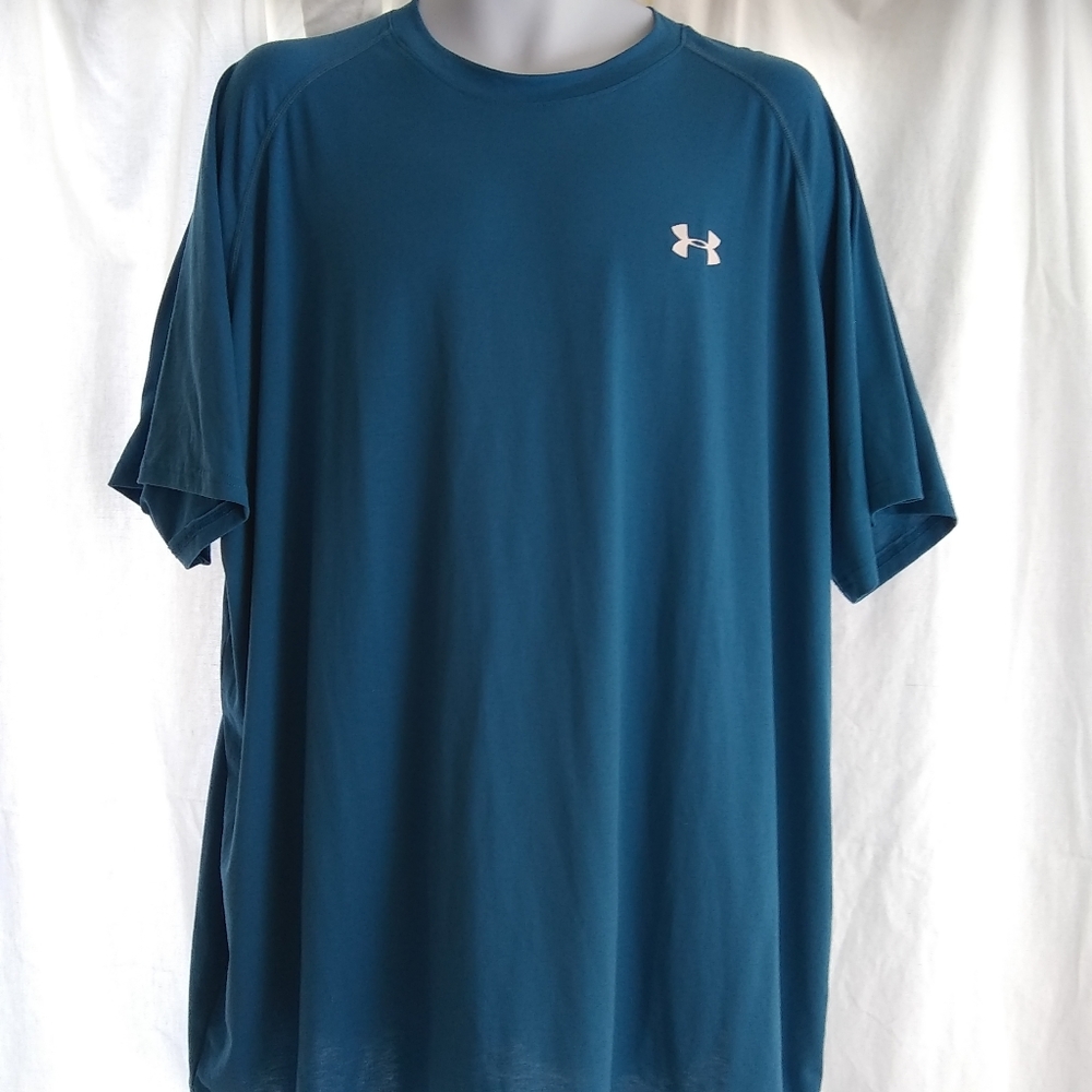 Under Armour XXL Blue Short Sleeve T-Shirt Men's